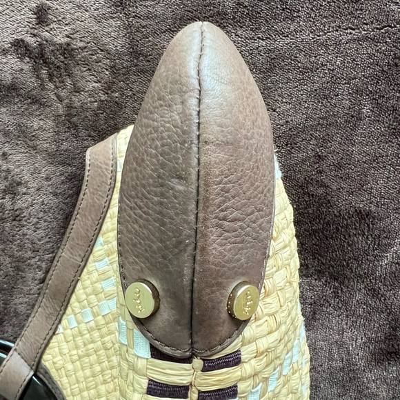 Elaine Turner Woven Straw Handbag ๐๐ - Picture 6 of 12